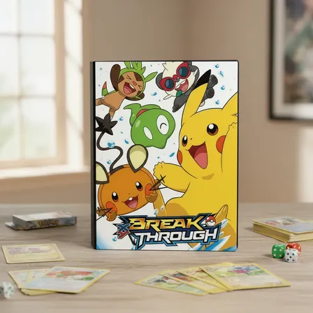 Pasta Pokémon Pikachu Charizard 540 Cartas Frente Verso