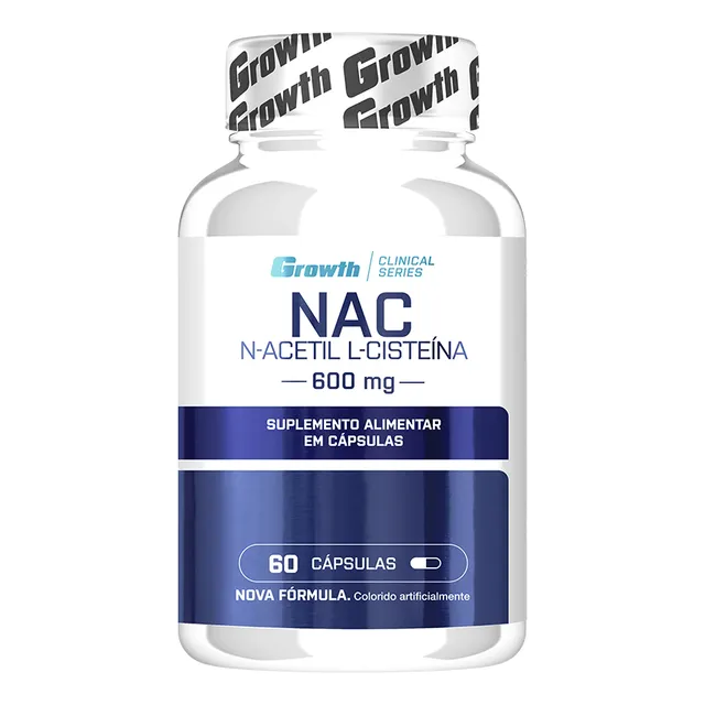 (nac) N-acetil L-cisteina 60 Cápsulas Growth Supplements