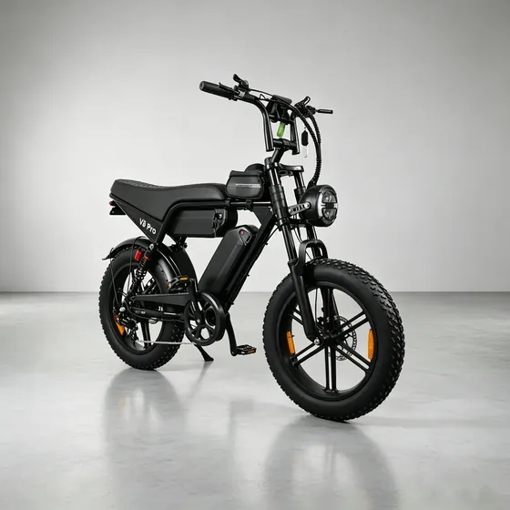 Bicicleta Elétrica V8 Pro S (bateria Dupla) 2 Lugares 1000w