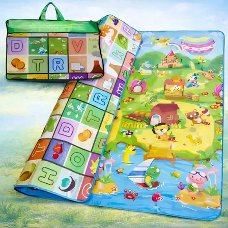 Tapete Bebê Dupla Face 200x180cm 6mm Impermeável