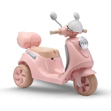 Moto Scooter Elétrica Infantil Rosa Luzes Led 36v Winner