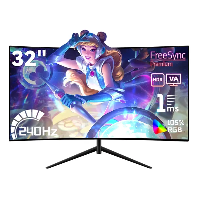 Monitor Gamer 32 Curvo 240hz 1ms Full Hd Hdmi Display Port
