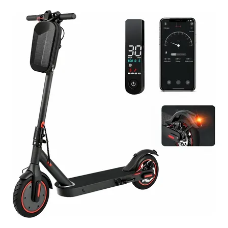 Patinete Elétrico 350w Potente E Ágil Dobrável C/ Bag