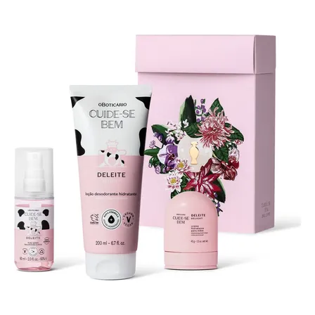 O Boticário Cuide-se Bem Deleite (3 Itens)