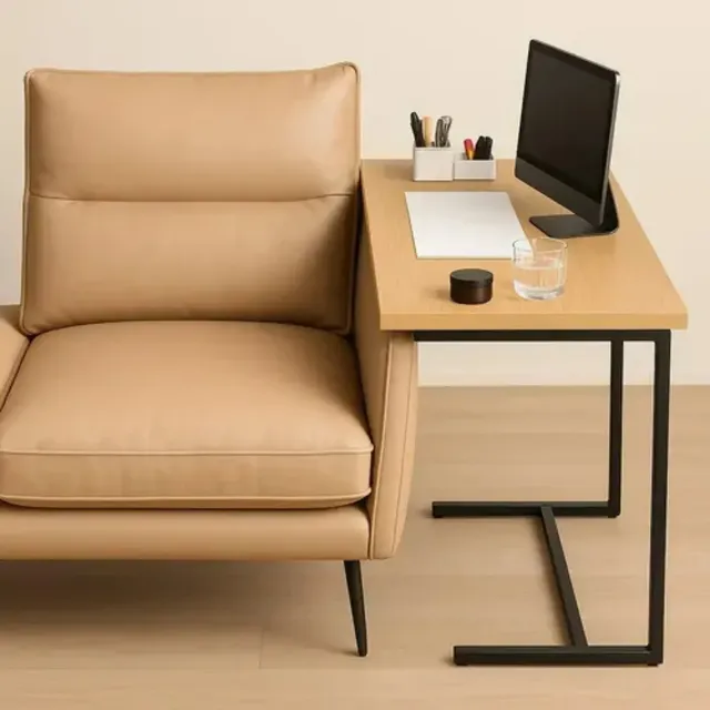 Mesa Reuniao Escrivaninha Mini Industrial Notebook Mdp Metal