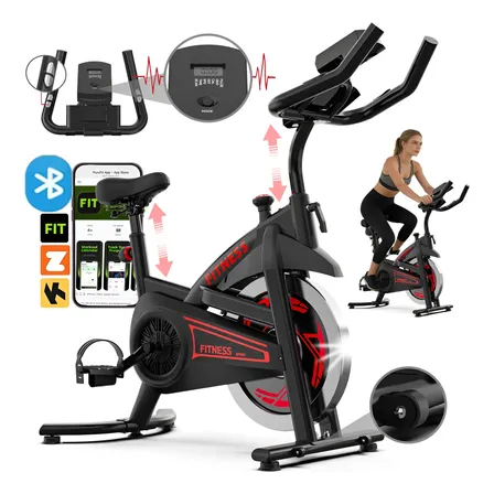 Bicicleta Ergométrica Spinning Inércia 13kg + Bluetooth App