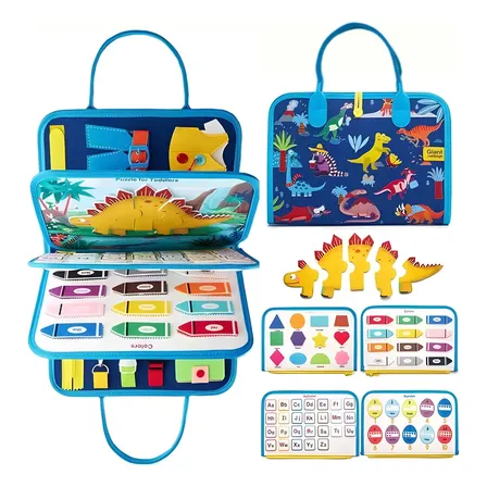 Montessori Busy Board Para Crianças Brinquedos Sensoriais