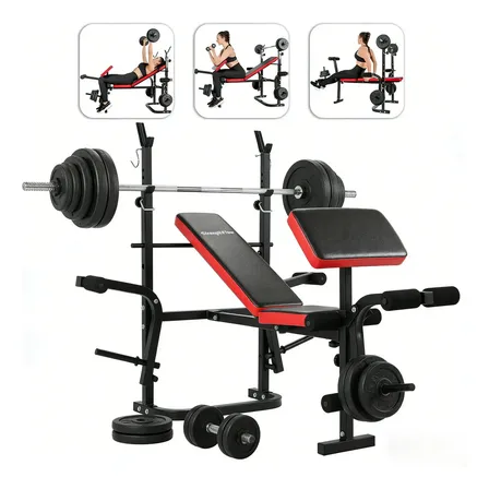 Banco De Supino De Musculação Academia Em Casa Ginástica Cor