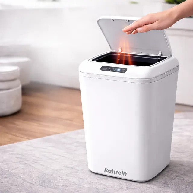 Lixeira Sensor Automática 16l Recarregável Sem Toque Smart