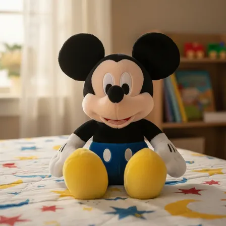 Urso De Pelúcia Mickey Ou Minnie Mouse 25cm Unidade Escolha