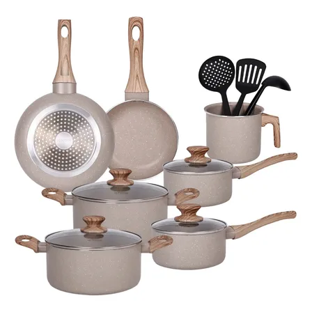 Jogo De Panelas Cerâmica Antiaderente Indução Gás 10 Peças