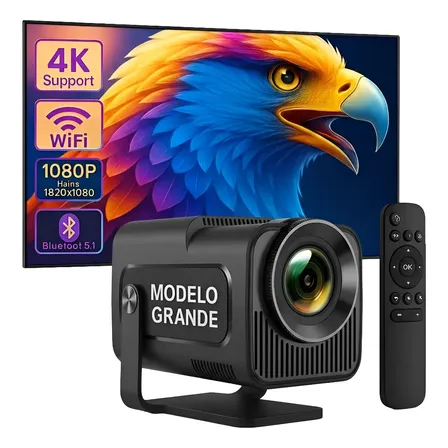 Projetor Hy320 Grande Full Hd Smart 4k Android 1080p Wifi