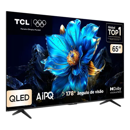 Smart Tv Tcl 65 Polegadas Qled 4k P7k Wifi Bluetooth 65p7k