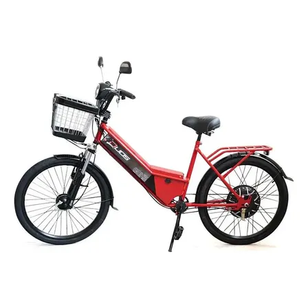 Bicicleta Eletrica Duos New Confort 800w Vermelha