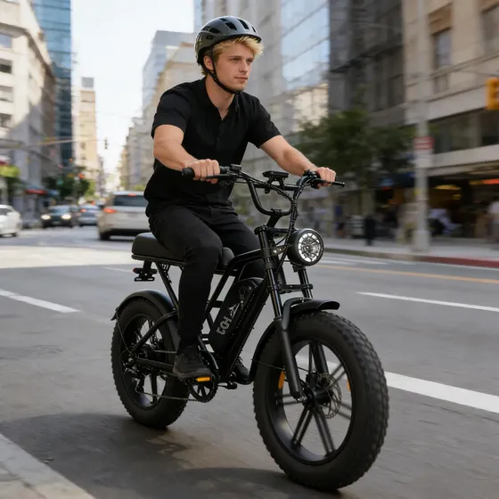 G60 Bicicleta Elétrica Scooter 1000w 48v Bike Lítio Hdj