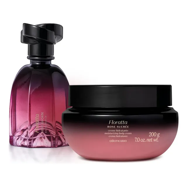 Combo Floratta Rose Sucrée: Eau De Parfum 75ml + Creme Hidratante Desodorante Corporal 200g