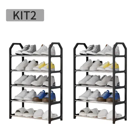 Kit2sapateiras 8 Pares Sapatos Pequena Para Entrada Da Porta