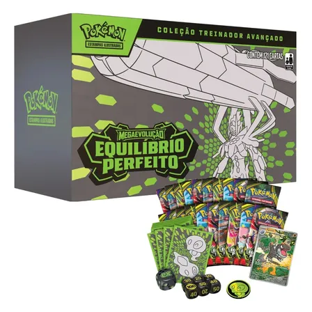Pokémon Box Treinador Avançado Equilíbrio Perfeito Copag