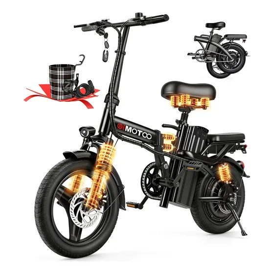 Oimotoo A9 Bicicleta Elétrica 600w Dobrável C/amortecedor