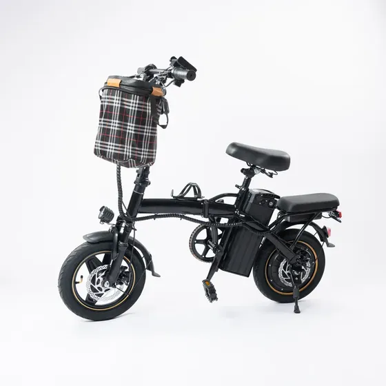 Bicicleta Elétrica Dobrável 400w Autonomia 45km Farol Led