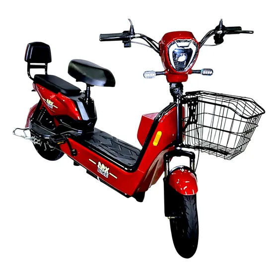 Bicicleta Elétrica Scooter 500w Lítio Vermelha Drx Bike