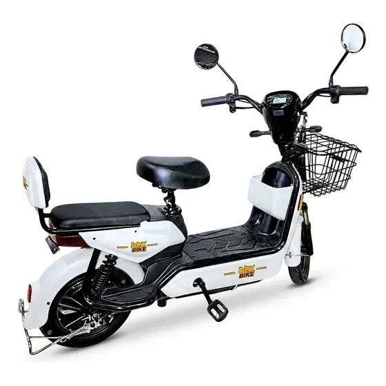 Bicicleta Elétrica Scooter Branca 500w Lítio Semcnh Drx Bike