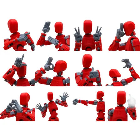 Kit Coleção Extra 24 Mãos Para Boneco Articulado Dummy 13