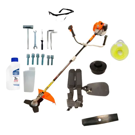 Roçadeira Vulcan 52cc Vr520hb Oculos, Oleo ,lamina, Fio ,