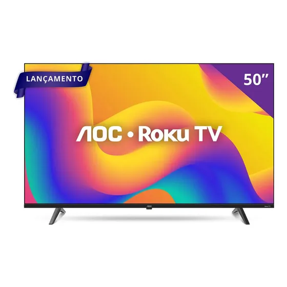 Smart Tv 50 Aoc 4k Dled 50u7045/78g Roku Tv Quad