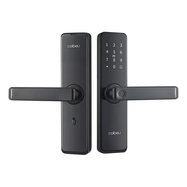 Fechadura Eletronica Digital Tuya Wifi Coibeu Biometria