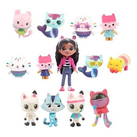 Kit 13 Miniaturas Personagens A Casa Da Gabby Colecionáveis