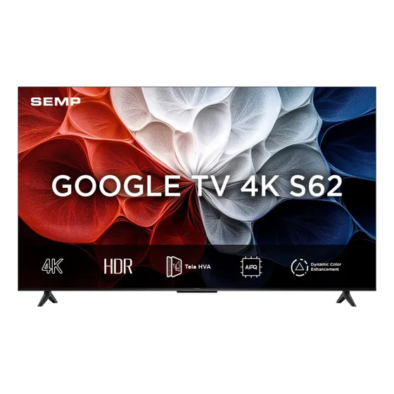 Smart Tv Semp 50 Led Hva 4k S62 Wifi Bluetooth 50s62