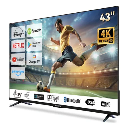 Smart Tv 43 4k 5g Wi-fi Ultra Hd Controle Voz Ultrafino Hdmi