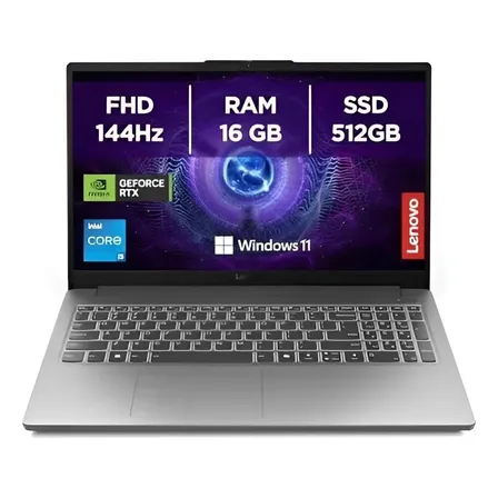Notebook Gamer Lenovo Loq-e Ci5 16gb/512gb Rtx3050 W11+ubook