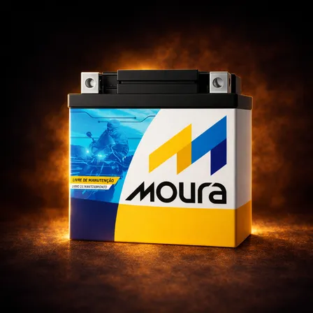 Bateria Moura Titan Fan Biz Bros Fazer 125 150 160 Flex Xre