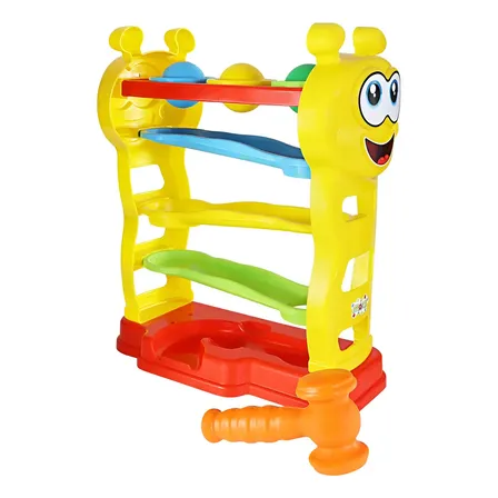 Brinquedo Educativo Baby Péia Com Martelinho E Bolinhas