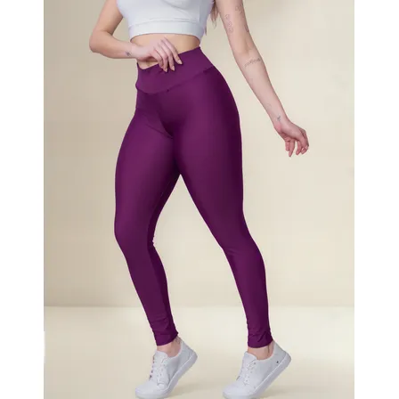 Calca Branca Feminina Com Elastano Legguing Branco Grossa