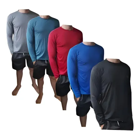 Kit 3 Camisetas Uv+50 Proteção Segunda Pele Malha Fria Ofert