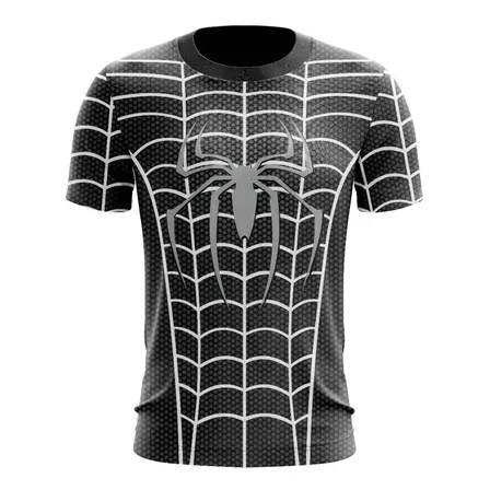 Camisa Dry Fit Esportiva Homem Aranha Spiderman