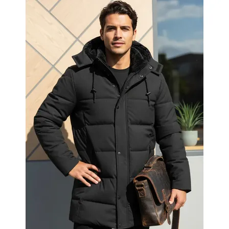 Casaco Sobretudo Parka Jaqueta Masculino Importado Parca 462