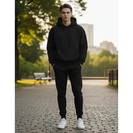 Conjunto Masculino New Academia Moletom Canguru E Calça