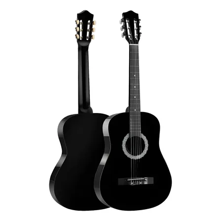 Violão Acústico Bravo An100 Iniciante Clássico Nylon Cor Black Orientação Da Mão Destro