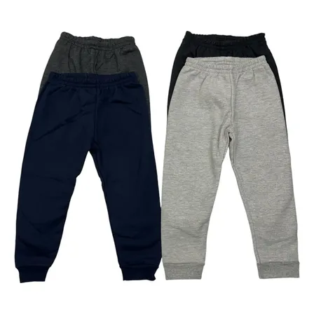 Calça Moletom Kyly Flanelada Infantil Punho 10/16 Kit 4peças