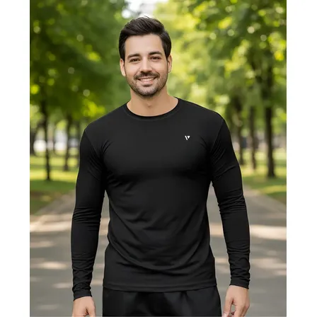 Camisas Segunda Pele Proteção Solar Uv Termicas Corrida Bike