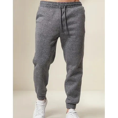 Calça Moletom Treino Masculina Slim Skinny Jogger Flanelada