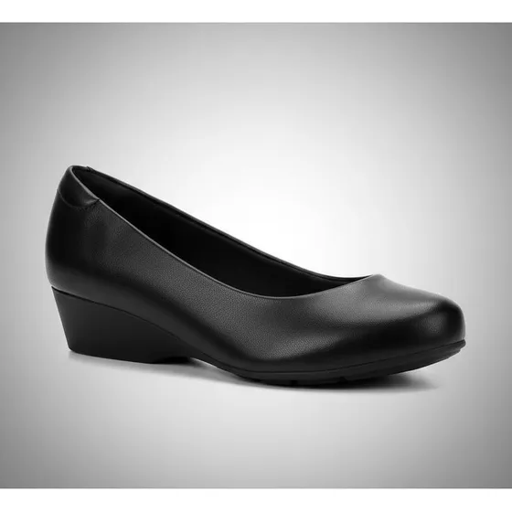 Sapato Scarpin Feminino Modare Ortopédico Anabela Conforto