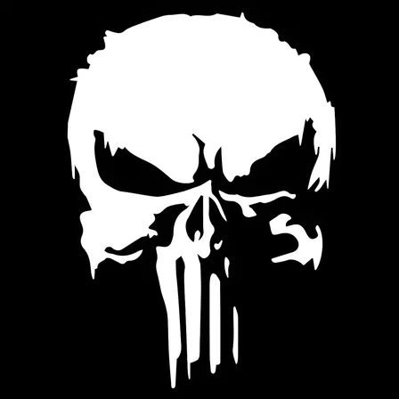 Caveira Grande Justiceiro + Brindes Sortidos Rgv