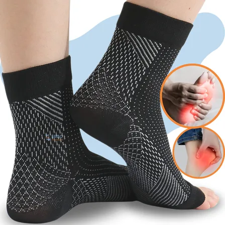 Meia Cano Medio Sem Ponteira Compressão/circulação