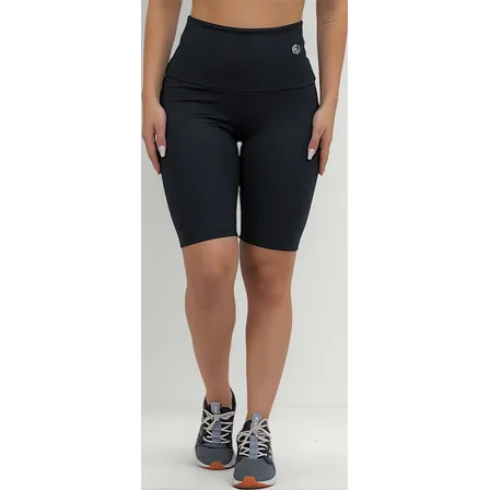 Bermuda Fitness Cós Alto P/ Academia Zero Transparência