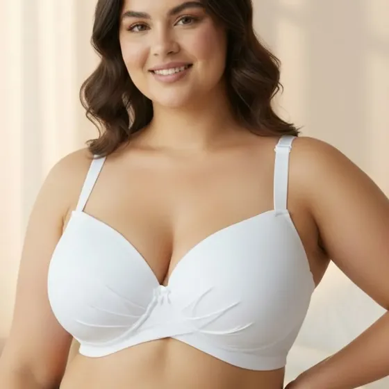 Sutiã Plus Size Base Cruzada Reforçado, Up